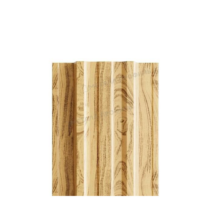 Штакетник Металл Профиль TRAPEZE-T 0,5 ECOSTEEL® Сосна