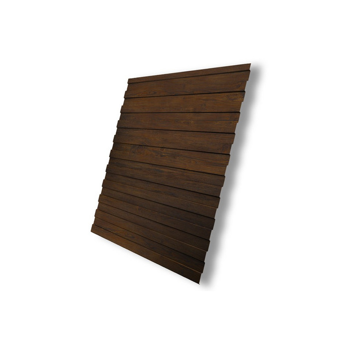 Профлист Grand Line фигурный C8A Print Elite 0,45 мм Chestnut Wood