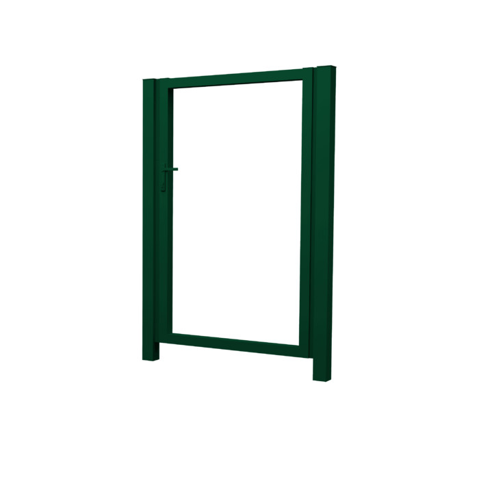 Калитка Жалюзи 2,0х1 RAL 6005 без заполнения