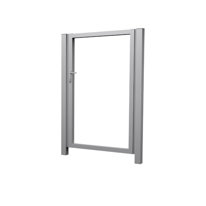 Калитка Жалюзи 2,0х1 RAL 7040 без заполнения