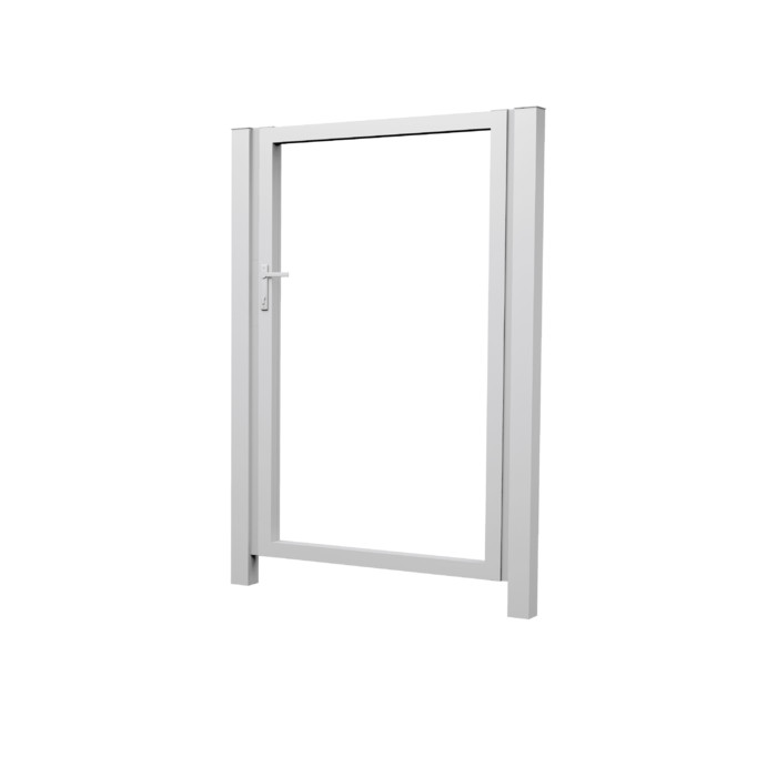 Калитка Жалюзи 2,0х1 RAL 9003 без заполнения