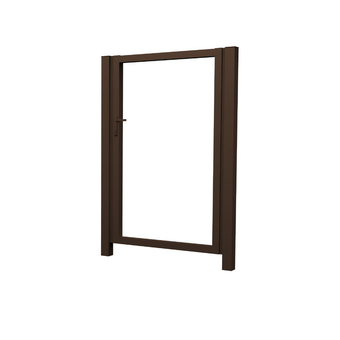 Калитка Жалюзи NoLock 2,0х1 RAL 8017 без заполнения
