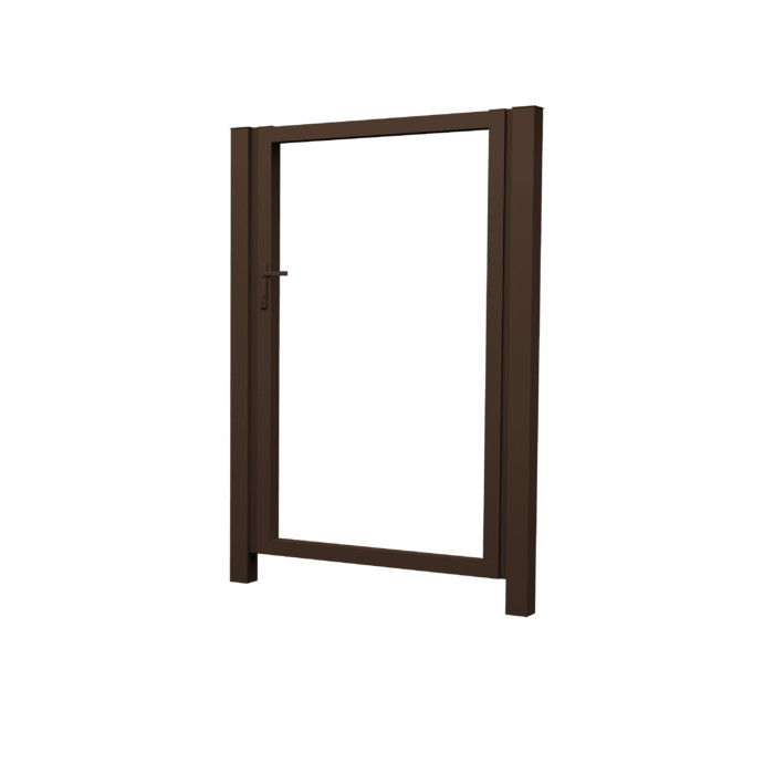 Калитка Жалюзи 2,0х1,5 RAL 8017 без заполнения