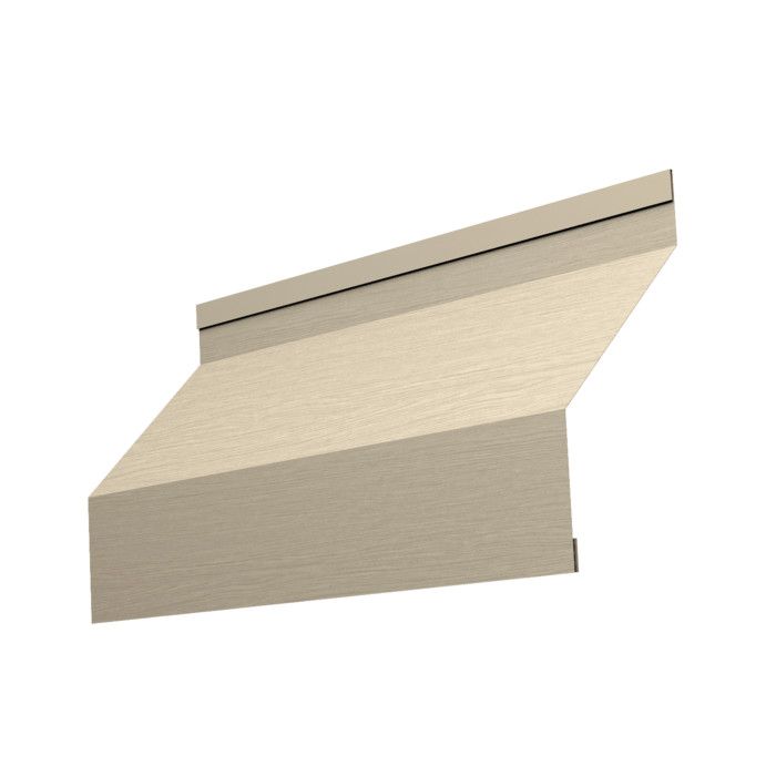 Ламель забора жалюзи Milan 0,45 Print Elite с пленкой Milky Wood TwinColor