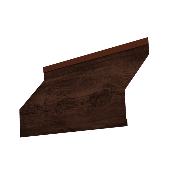 Ламель забора жалюзи Milan 0,45 Print Elite с пленкой Cherry Wood TwinColor