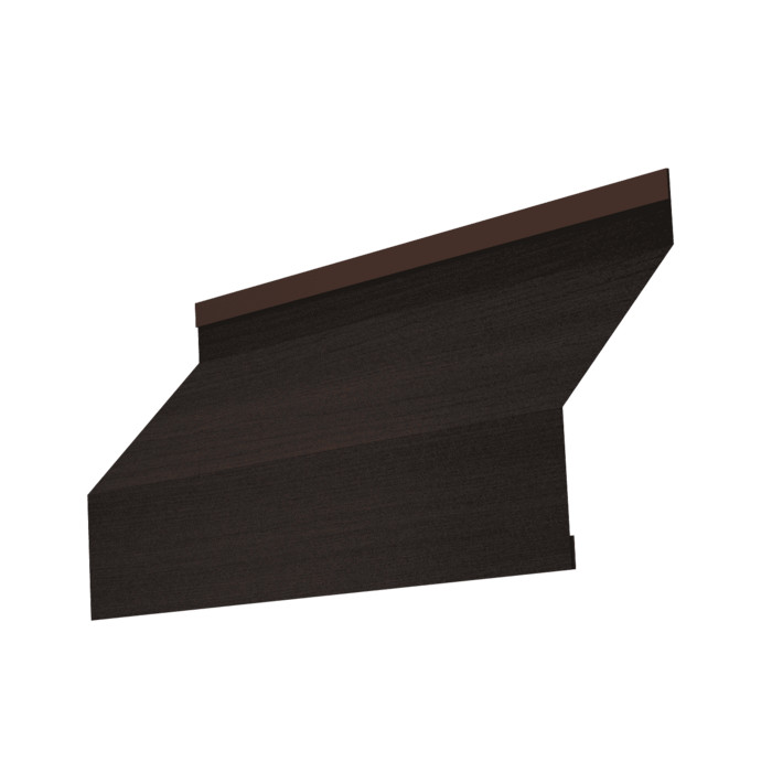 Ламель забора жалюзи Milan 0,45 Print Elite с пленкой Coffee Wood TwinColor