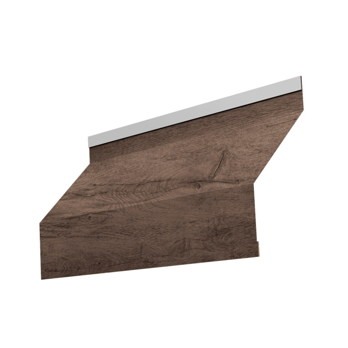 Ламель забора жалюзи Milan new 0,45 Print Premium Almond Wood Fresh