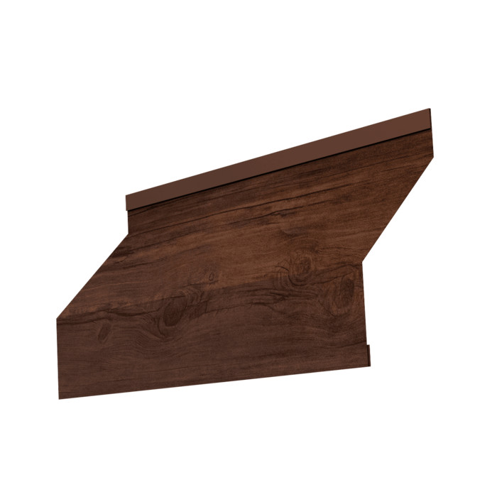 Ламель забора жалюзи Milan 0,45 Print Premium с пленкой Cherry Wood Fresh TwinColor