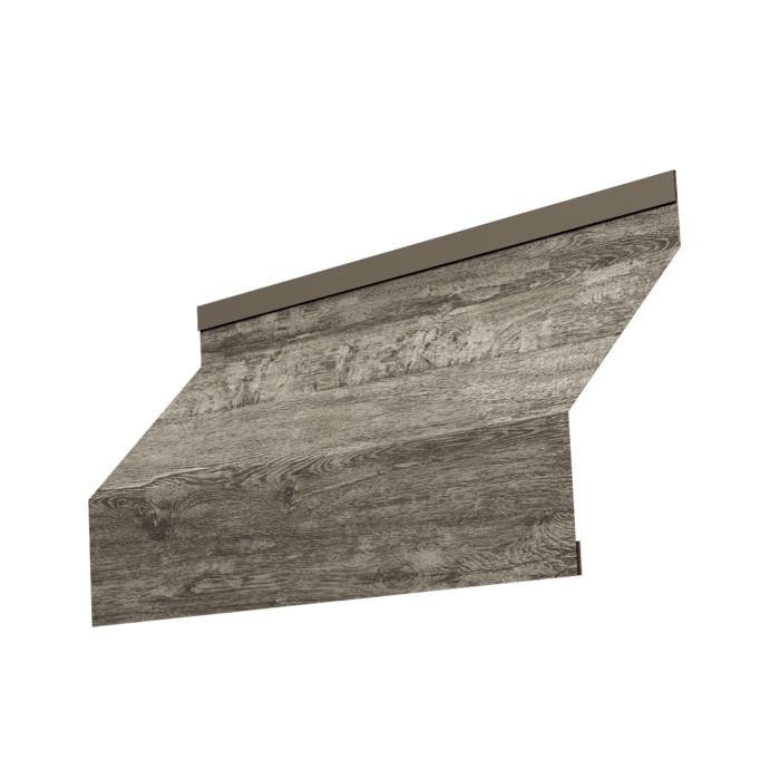 Ламель забора жалюзи Milan 0,45 Print Elite с пленкой Nordic Wood TwinColor