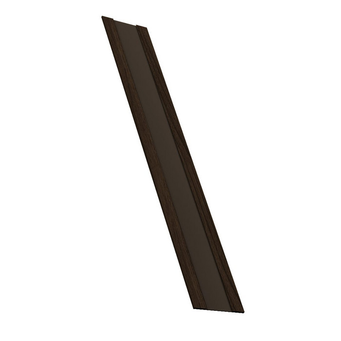 Крепежная планка жалюзи Milan, Milan Slim, Tokyo 0,45 Print Elite Coffee Wood TwinColor (1,8м)