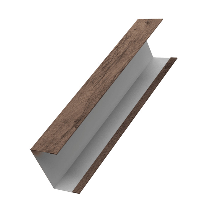 Крышка жалюзи Milan, Tokyo (для калиток, ворот) 0,45 Print Premium Almond Wood Fresh (2м)