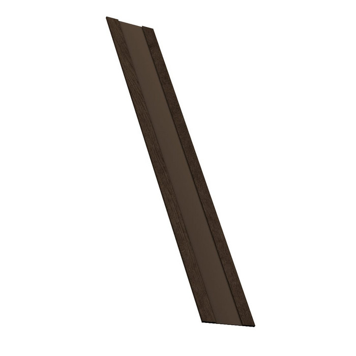 Крепежная планка жалюзи Milan, Milan Slim, Tokyo 0,45 Print Elite Antique Wood TwinColor (1,8м)