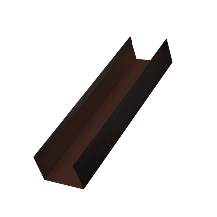 Стойка жалюзи Milan, Tokyo 0,45 Print Elite Coffee Wood TwinColor (2,5м)