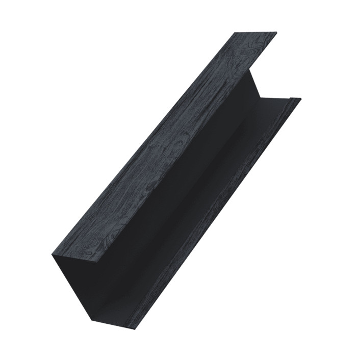 Крышка жалюзи Milan, Tokyo (для калиток, ворот) 0,45 Print Premium Grey Wood TwinColor (2,5м)