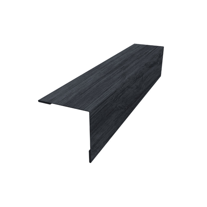 Планка завершающая 50х50 жалюзи Milan 0,45 Print Premium Grey Wood TwinColor (3м)