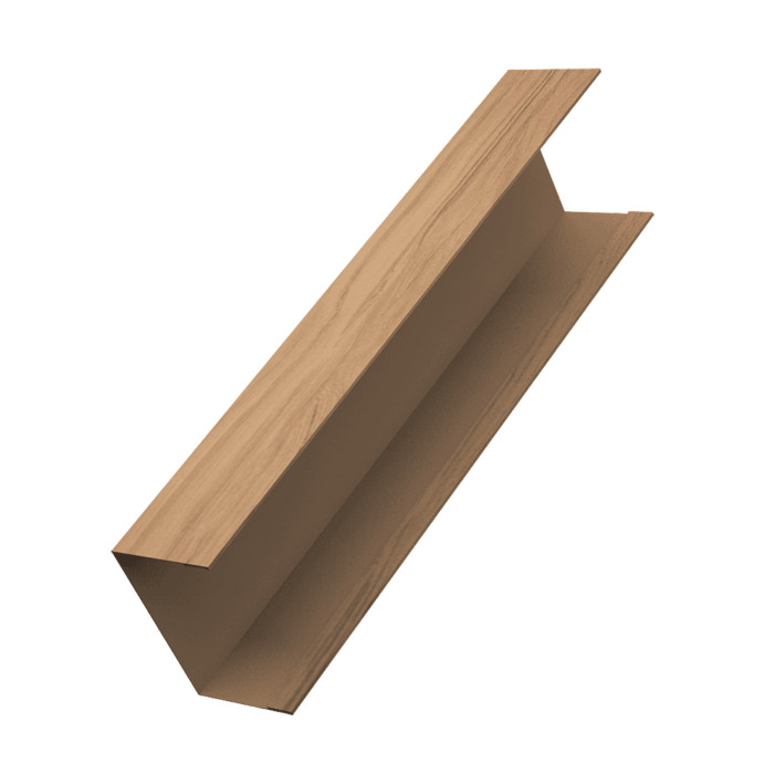 Крышка жалюзи Milan, Tokyo (для калиток, ворот) 0,45 Print Elite Honey Wood TwinColor (2м)