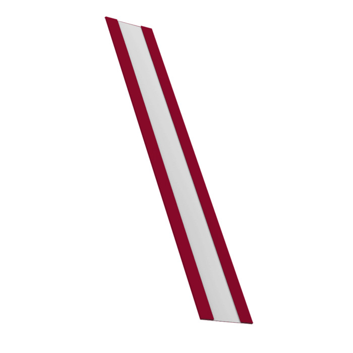 Крепежная планка жалюзи Milan, Milan Slim, Tokyo 0,45 PE RAL 3003 рубиново-красный (1,8м)