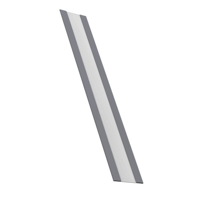 Крепежная планка жалюзи Milan, Milan Slim, Tokyo 0,45 Drap RAL 7004 сигнальный серый (2,5м)