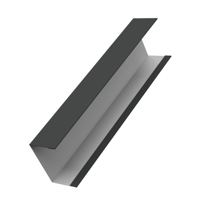 Крышка жалюзи Milan,Tokyo 0,5 GreenCoat Pural BT, matt  RR2H3 (RAL 7016 антрацитово-серый) (2,5м)