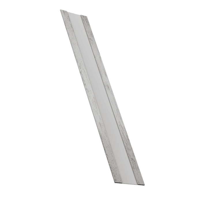 Крепежная планка жалюзи Milan, Milan Slim, Tokyo 0,45 Print Elite Snow Wood TwinColor (1,8м)