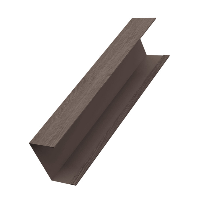 Крышка жалюзи Milan, Tokyo (для калиток, ворот) 0,45 Print Elite White Wood TwinColor (2м)