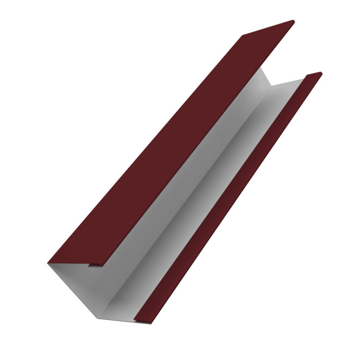 Крышка жалюзи Milan Slim 0,45 PE RAL 3005 красное вино (2м)