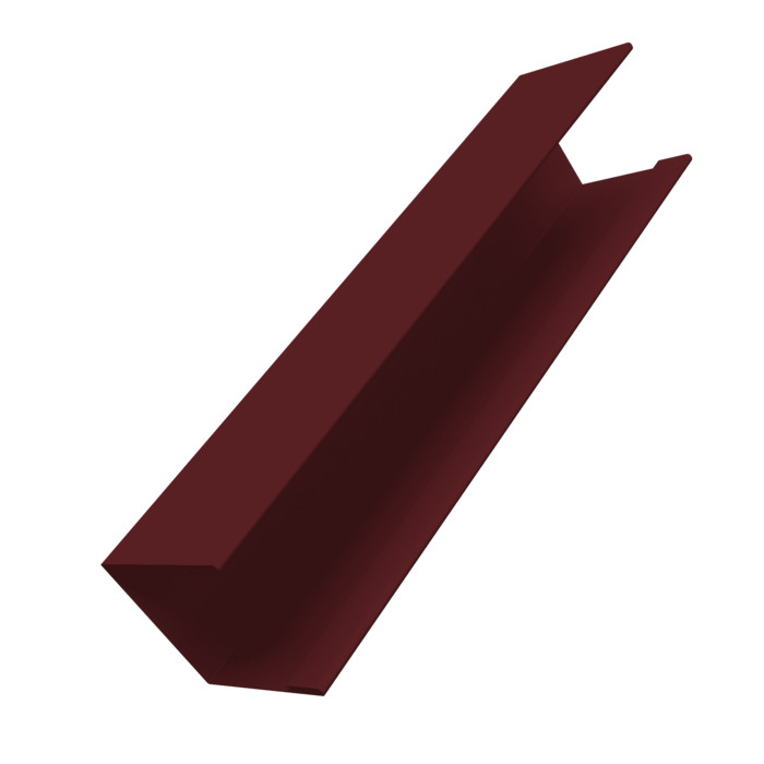 Крышка жалюзи Milan Slim 0,45 PE-Double RAL 3005 красное вино (2,5м)