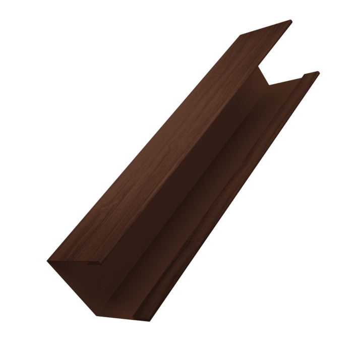 Крышка жалюзи Milan Slim 0,45 Print Elite Choco Wood TwinColor (2,5м)