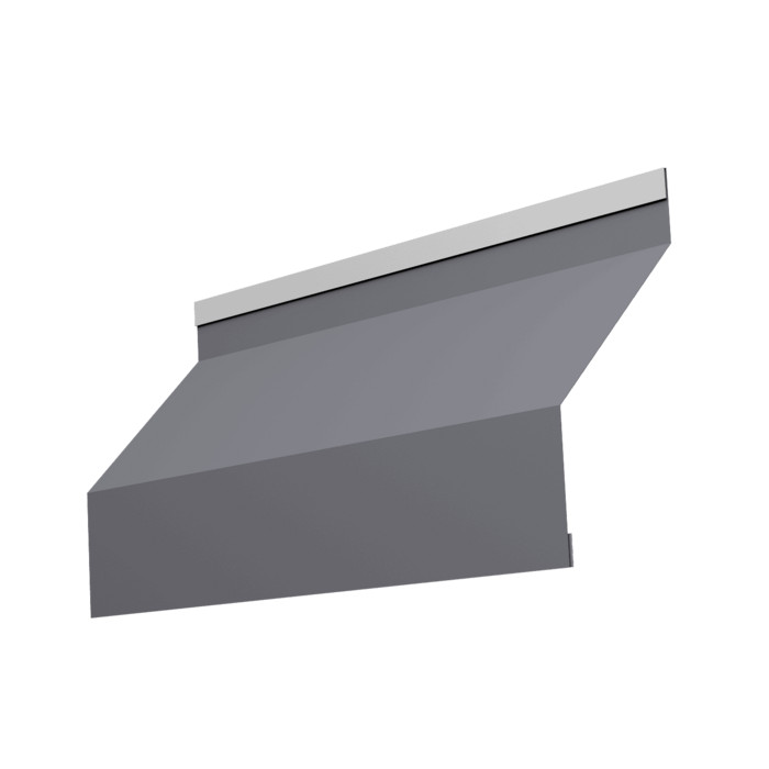 Ламель жалюзи Milan Slim 0,5 PE с пленкой RAL 7004 сигнальный серый