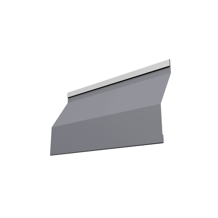 Ламель забора жалюзи Milan Slim 0,45 Drap TX RAL 7004 сигнальный серый