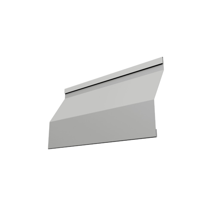 Ламель забора жалюзи Milan Slim 0,45 Drap TX RAL 7047 телегрей 4