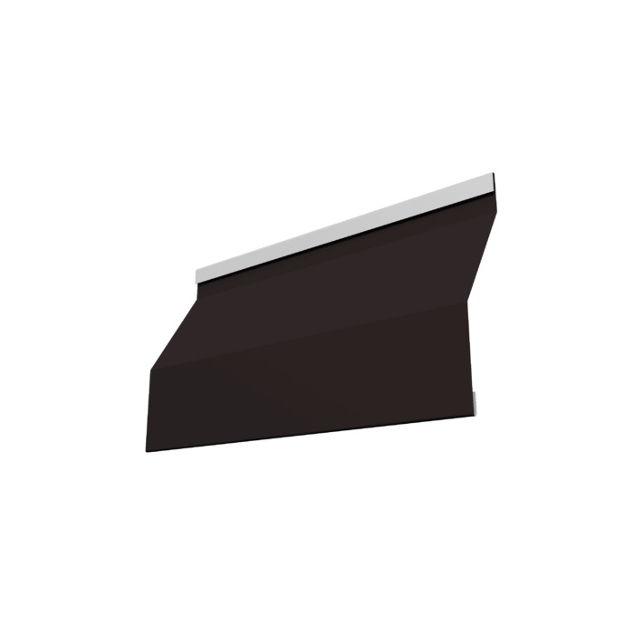 Ламель забора жалюзи Milan Slim 0,45 Drap TX RAL 9005 черный
