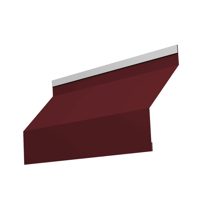 Ламель забора жалюзи Milan Slim 0,45 PE RAL 3005 красное вино