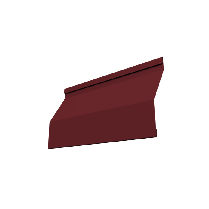 Ламель забора жалюзи Milan Slim 0,45 PE-Double RAL 3005 красное вино