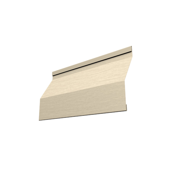 Ламель забора жалюзи Milan Slim 0,45 Print Elite Milky Wood TwinColor