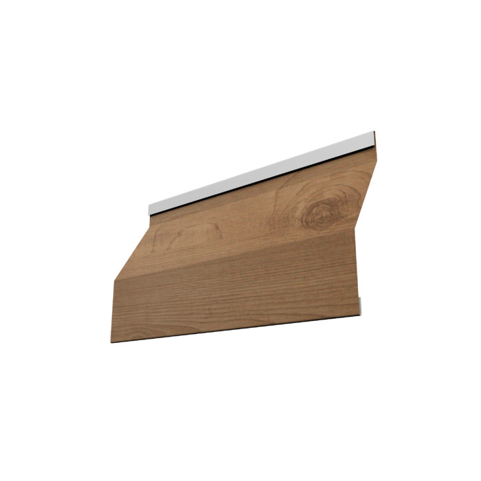 Ламель забора жалюзи Milan Slim 0,45 Print Premium с пленкой Pine Wood Fresh