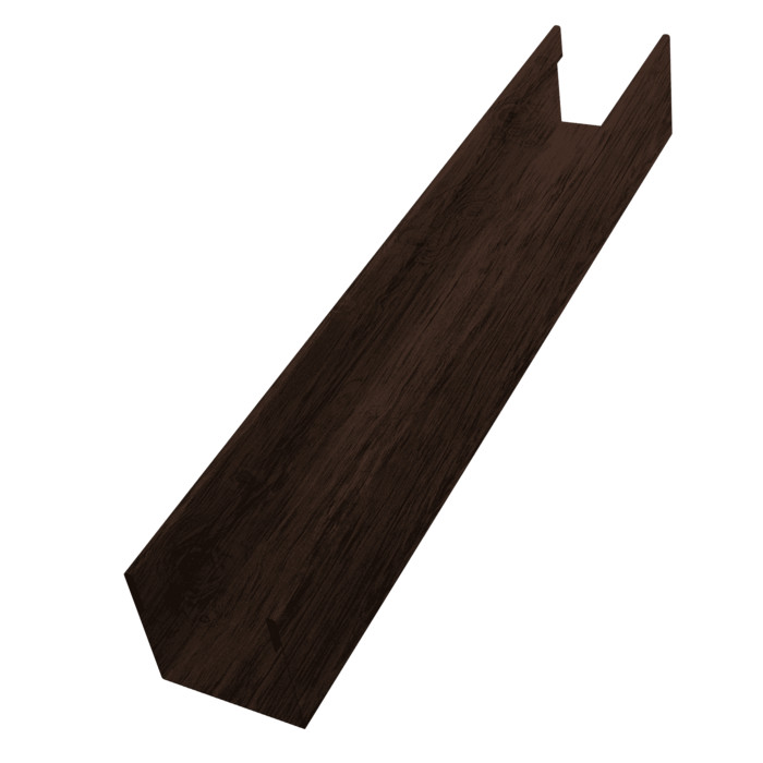 Стойка жалюзи Milan Slim 0,45 Print-double Premium Antique Wood (2,5м)