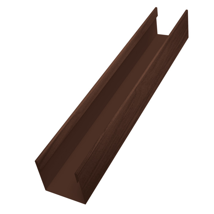 Стойка жалюзи Milan Slim 0,45 Print Elite Choco Wood TwinColor (2,5м)