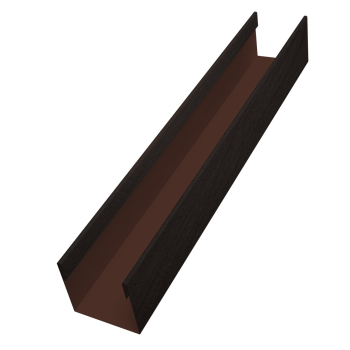 Стойка жалюзи Milan Slim 0,45 Print Elite Coffee Wood TwinColor (1,8м)