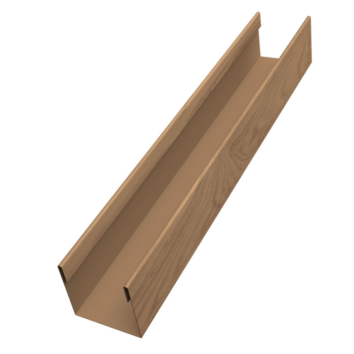 Стойка жалюзи Milan Slim 0,45 Print Elite Honey Wood TwinColor (2,5м)