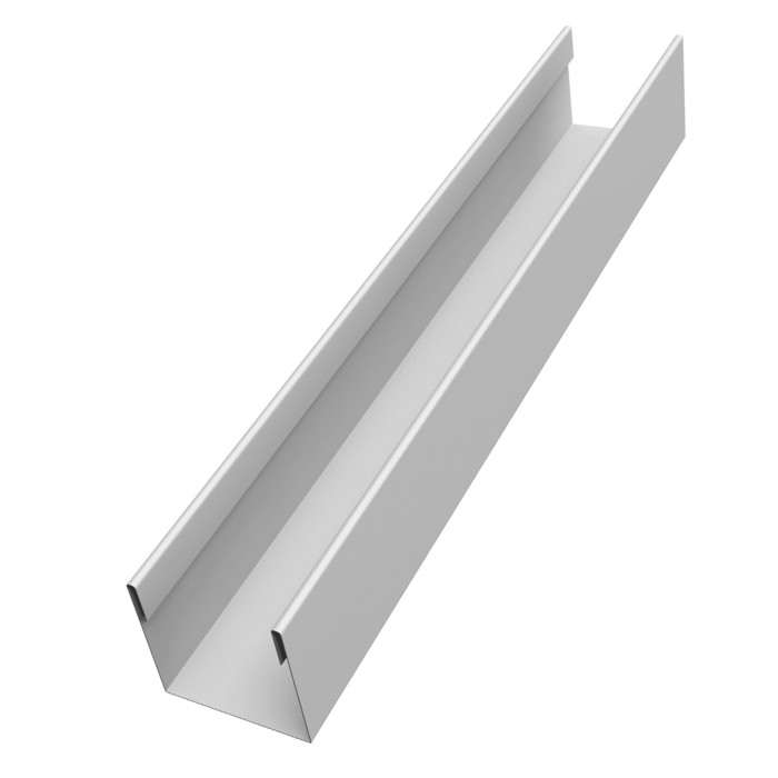 Стойка жалюзи Milan Slim 0,7 PE RAL 9003 сигнальный белый (2,5м)