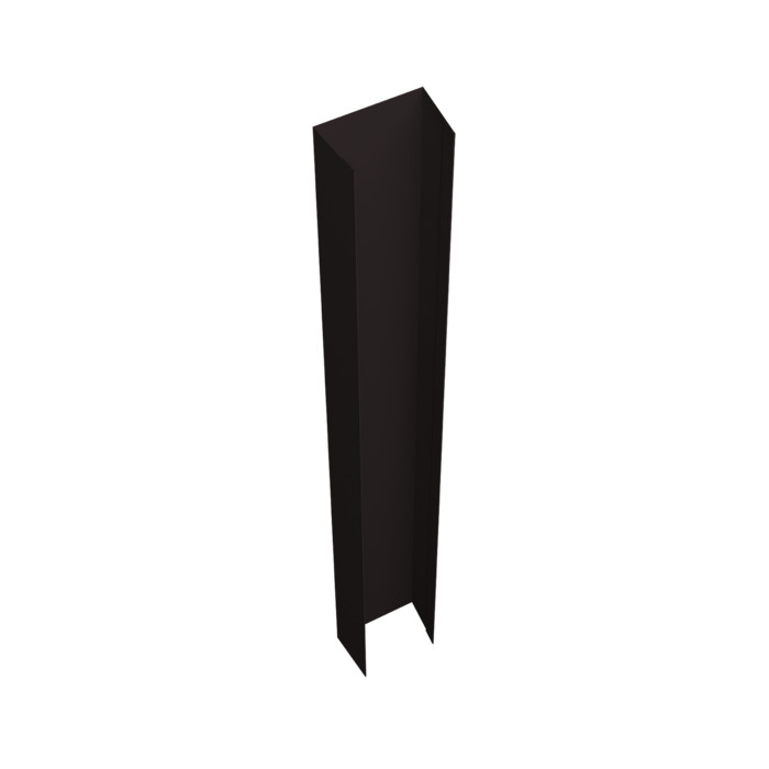 Крепежная планка верхняя Texas 0,5 Velur X RAL 9005 черный (2,5м)