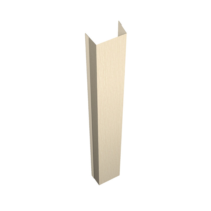 Крепежная планка нижняя Texas 0,45 Print Elite Milky Wood TwinColor (2,5м)
