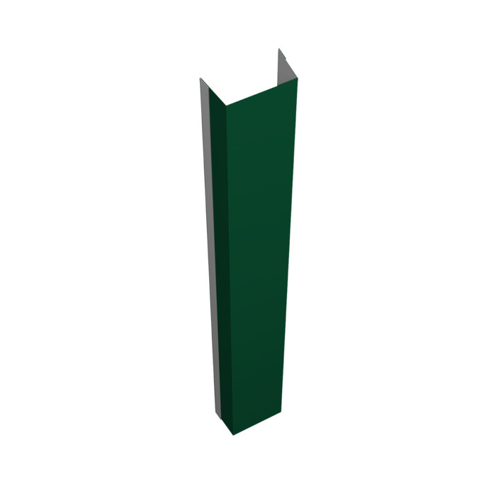 Крепежная планка нижняя Texas 0,5 Satin RAL 6005 зеленый мох (1,8м)