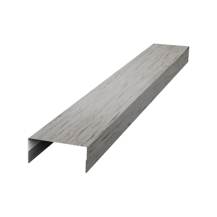 Крышка 30х20 жалюзи Texas 0,45 Print Elite Snow Wood TwinColor (2,5м)