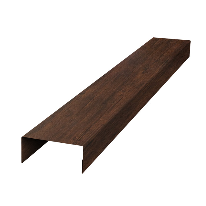 Крышка 45х20 жалюзи Texas 0,45 Print-Double Premium Cherry Wood Dark F (2,5м)