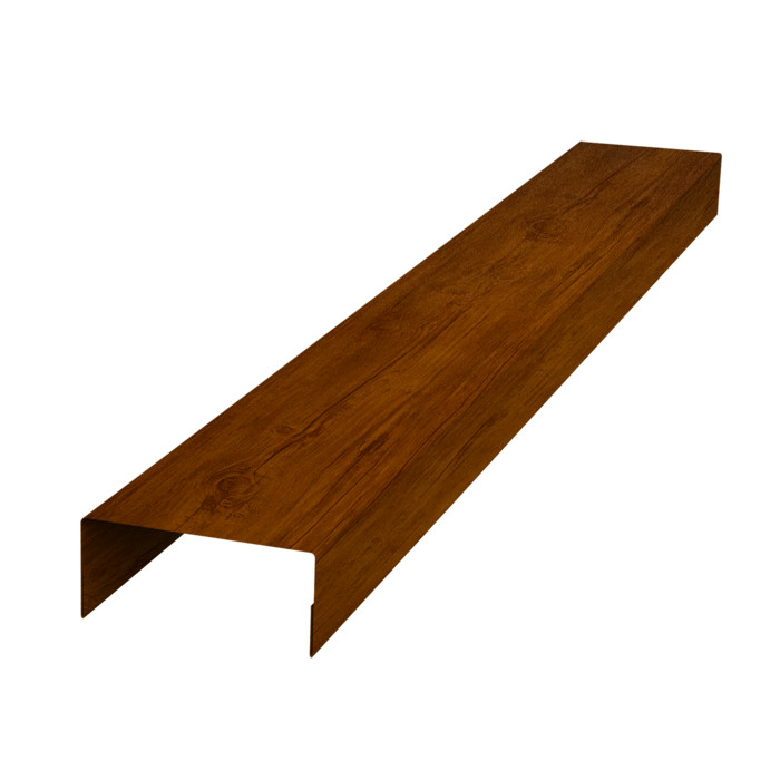 Крышка 45х20 жалюзи Texas 0,45 Print-double Premium Golden Wood Intense F (3м)