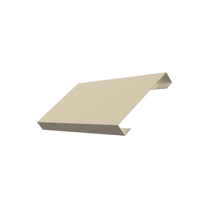 Ламель лицевая 125 забора жалюзи Texas 0,45 Print Elite с пленкой Milky Wood TwinColor
