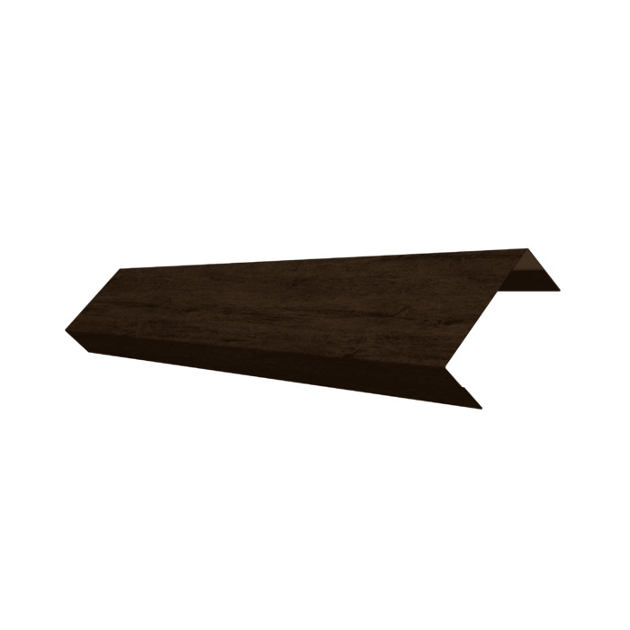 Ламель лицевая 50 забора жалюзи Texas 0,45 Print Elite с пленкой Antique Wood TwinColor