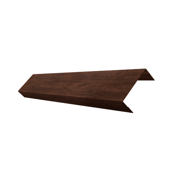 Ламель лицевая 50 забора жалюзи Texas 0,45 Print-Double Premium с пленкой Cherry Wood Dark F